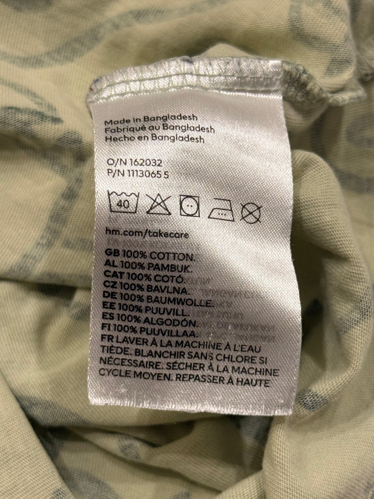 H&M Dinosaur Print T-Shirt 2-4