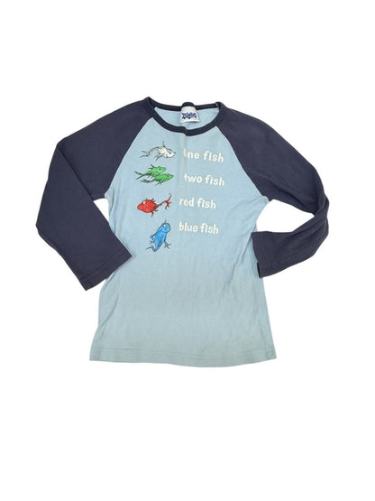 Dr. Seuss One Fish Two Fish Raglan Tee xxsm