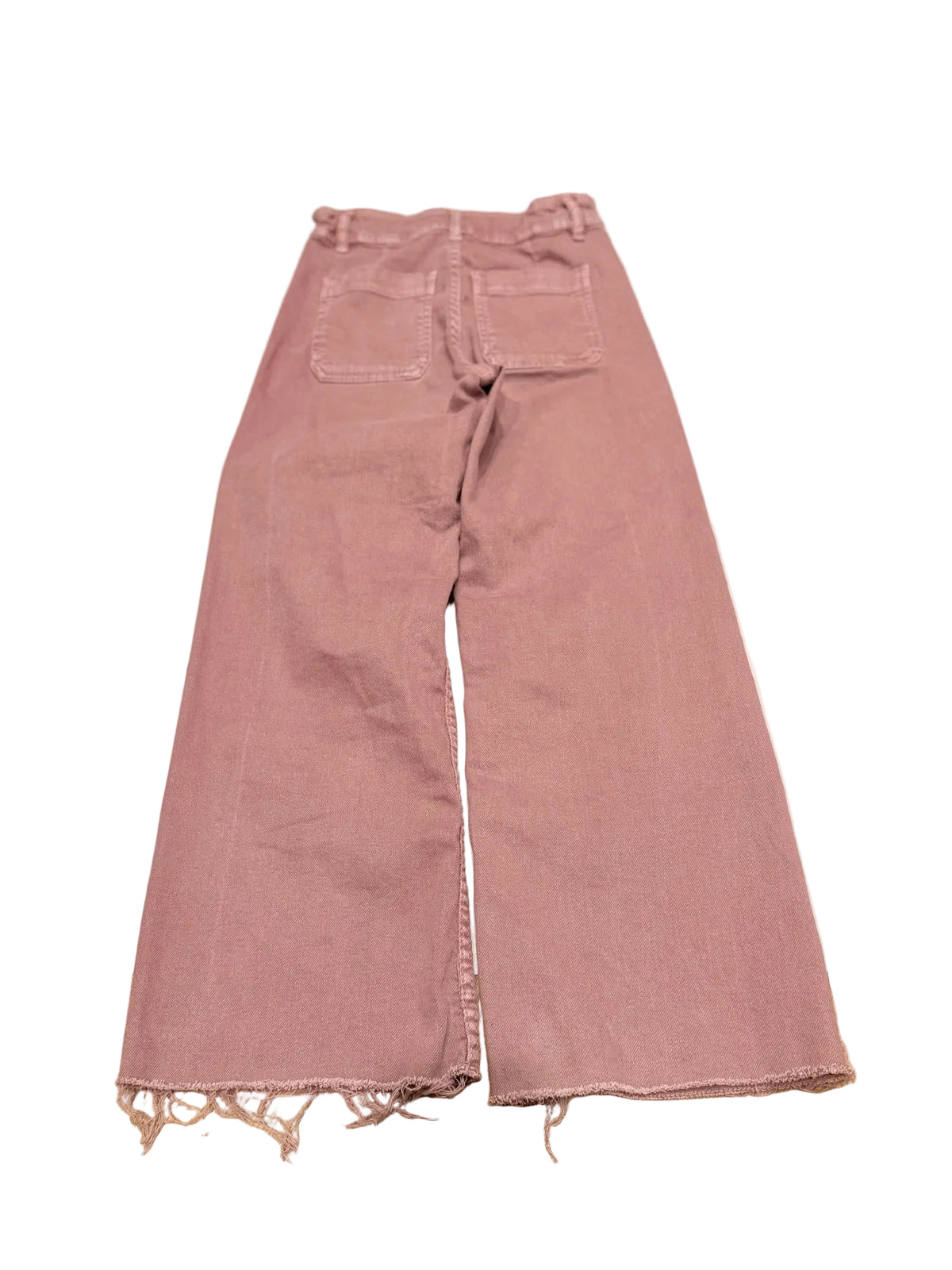 Zara Pink Wide Leg Jeans Size 10