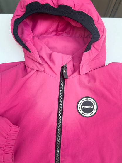 Reima Pink Winter Jacket Girls Size 5T