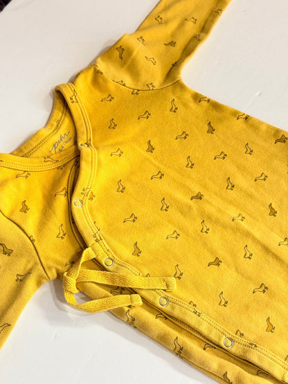 Pehr Yellow Roller Goose Romper 3-6m