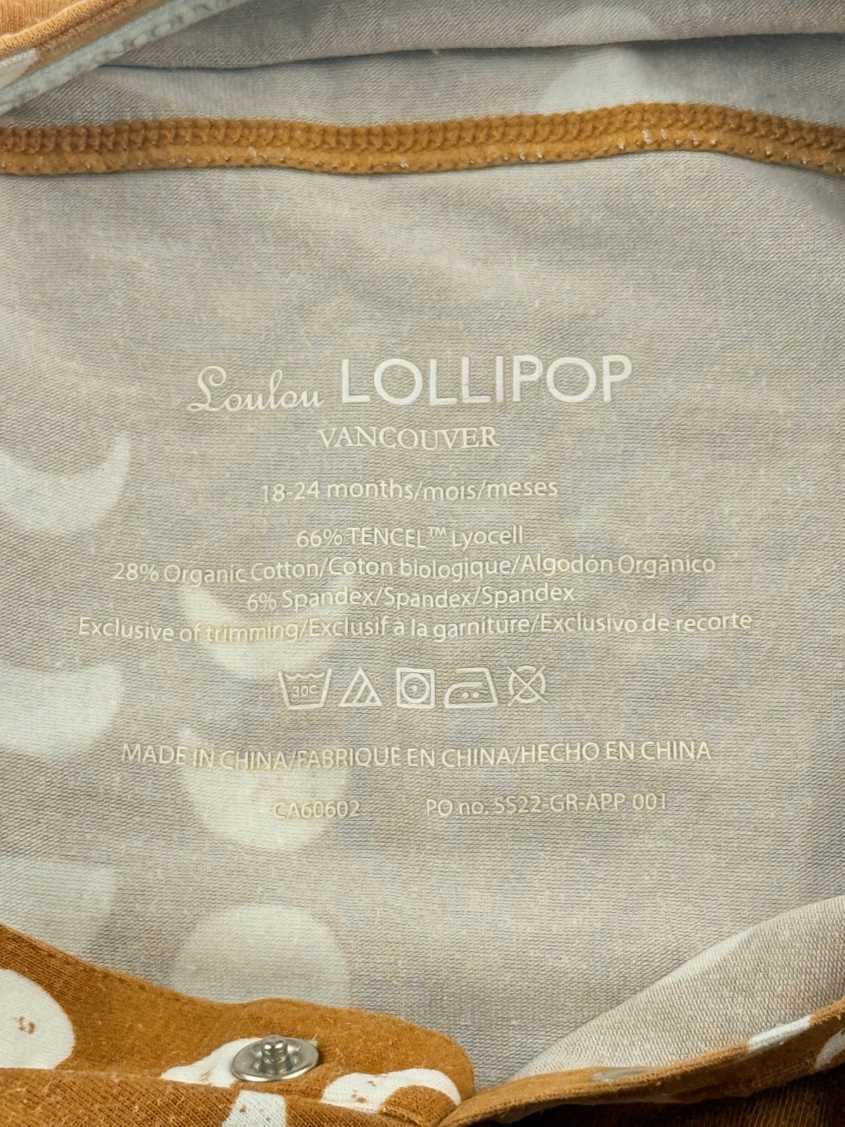Loulou Lollipop Moon Phase Romper 18-24M