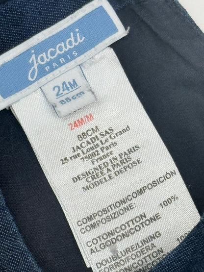 Jacadi Paris Smocked Denim Dress 24M