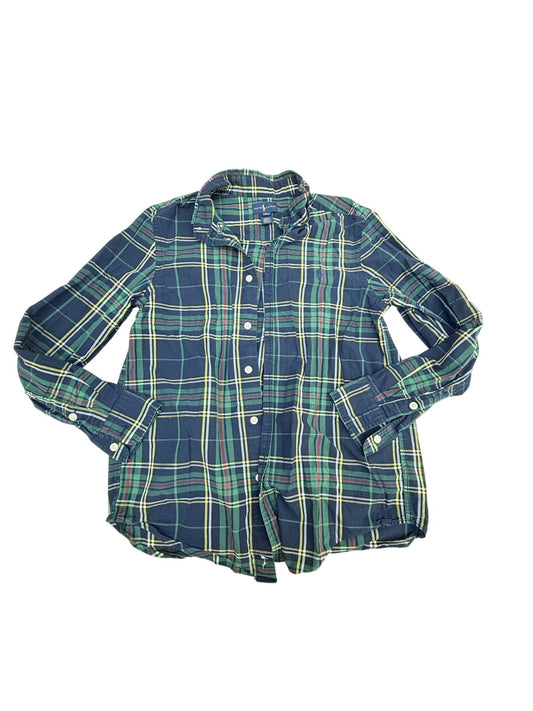 Ralph Lauren Plaid Button-Down Shirt 10-12