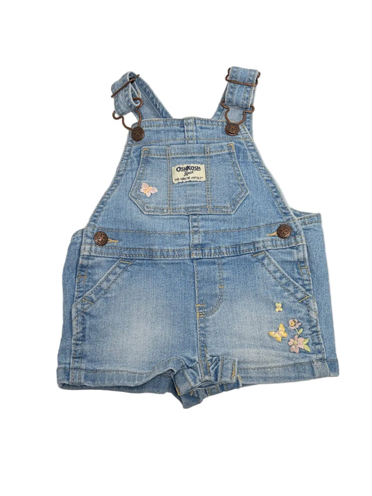 OshKosh B'gosh Light Wash Denim Shortalls 6M