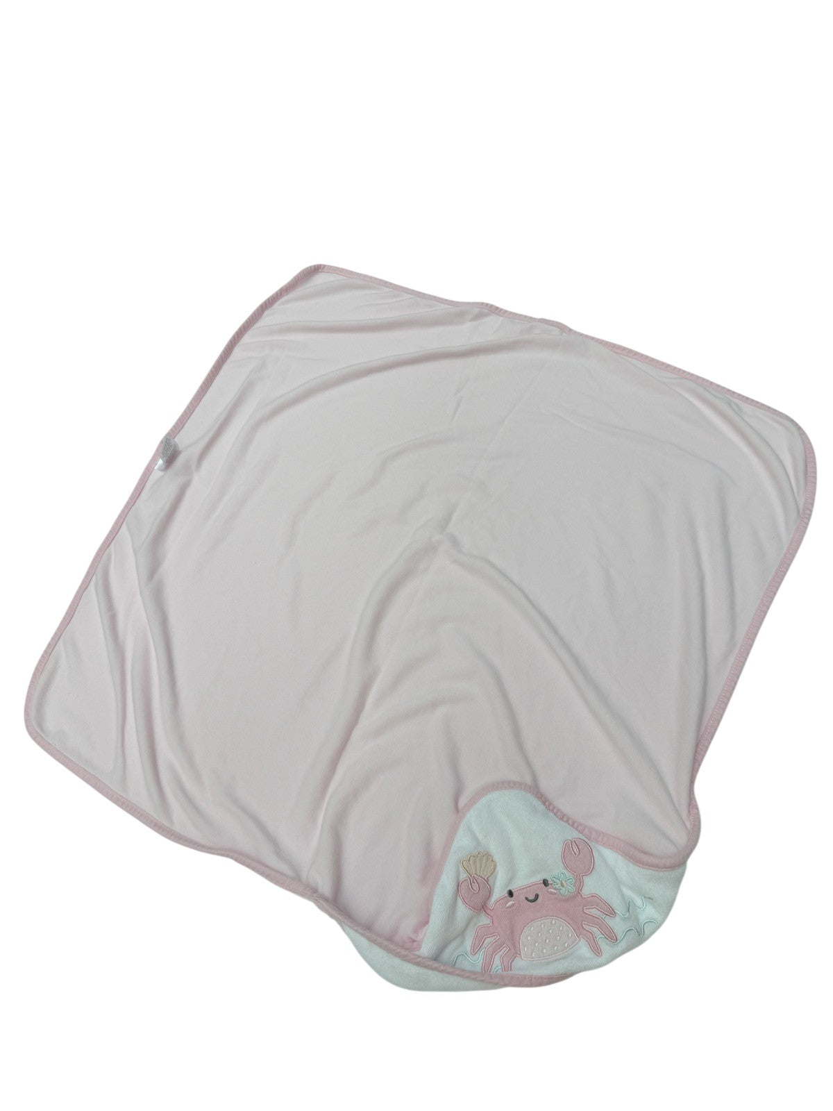 Koala Baby Pink Crab Hooded Towel