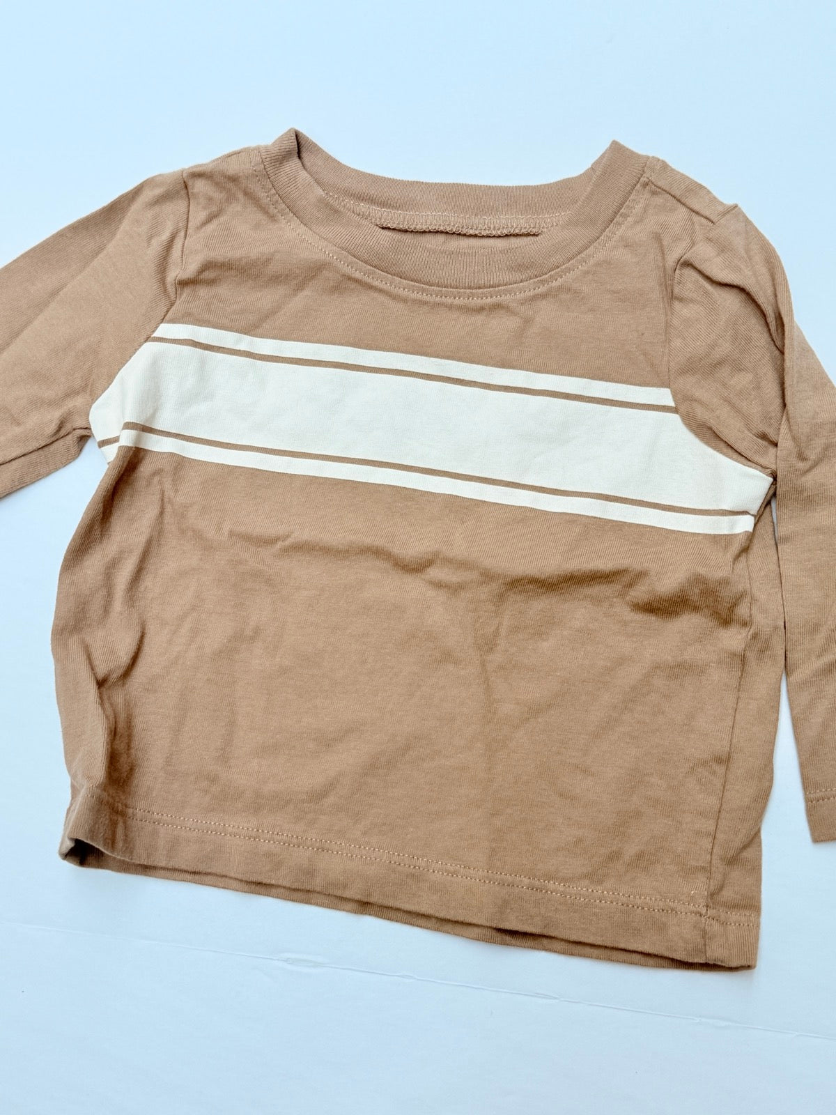 Old Navy Striped Long Sleeve T-Shirt 3-6M