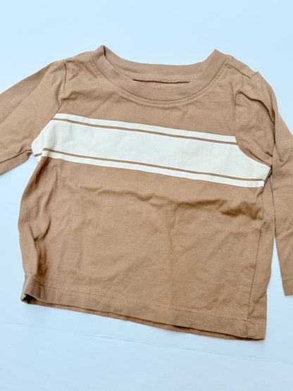 Old Navy Striped Long Sleeve T-Shirt 3-6M