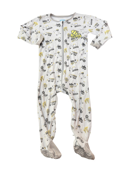 Tuffy Construction Trucks Footed Sleeper 24m