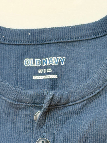Old Navy Thermal Henley Pajama Set 5T