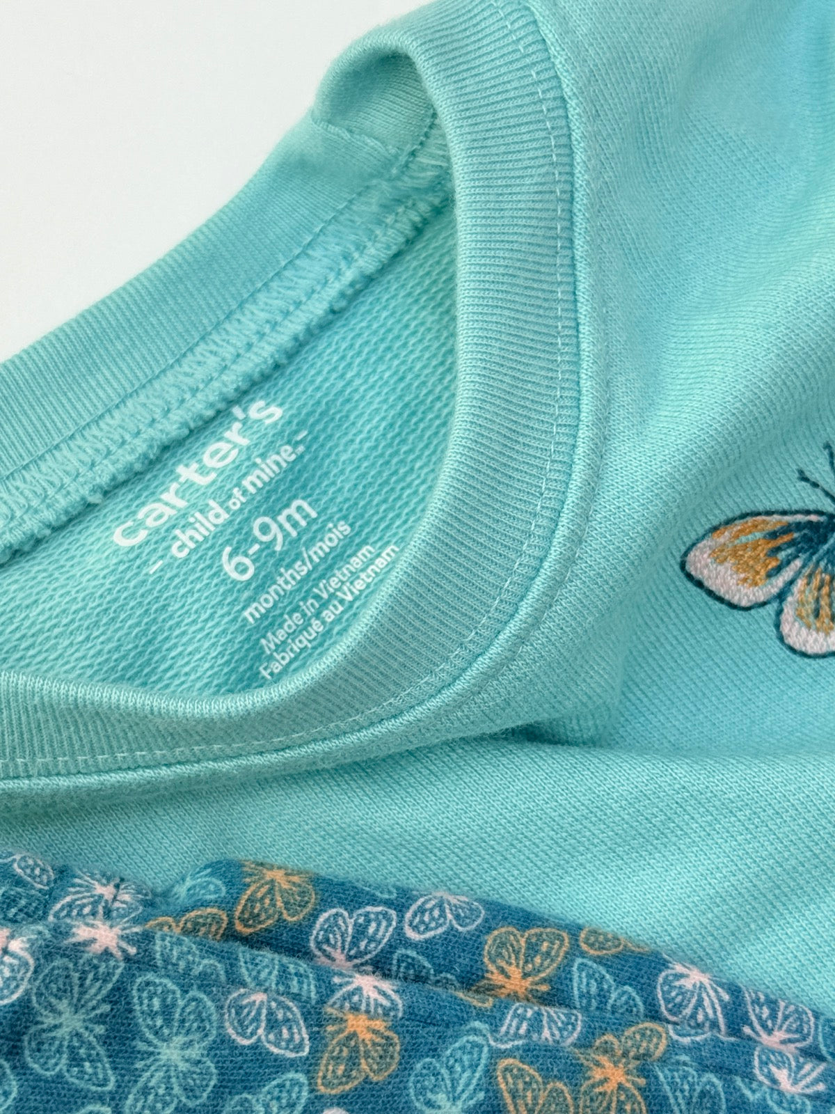 Carter's Butterfly Sweatshirt & Leggings Set 6-9m