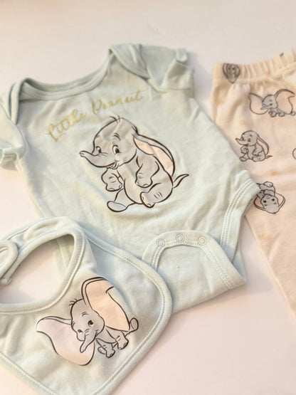 Disney Baby Dumbo 3-Piece Set 0/3M