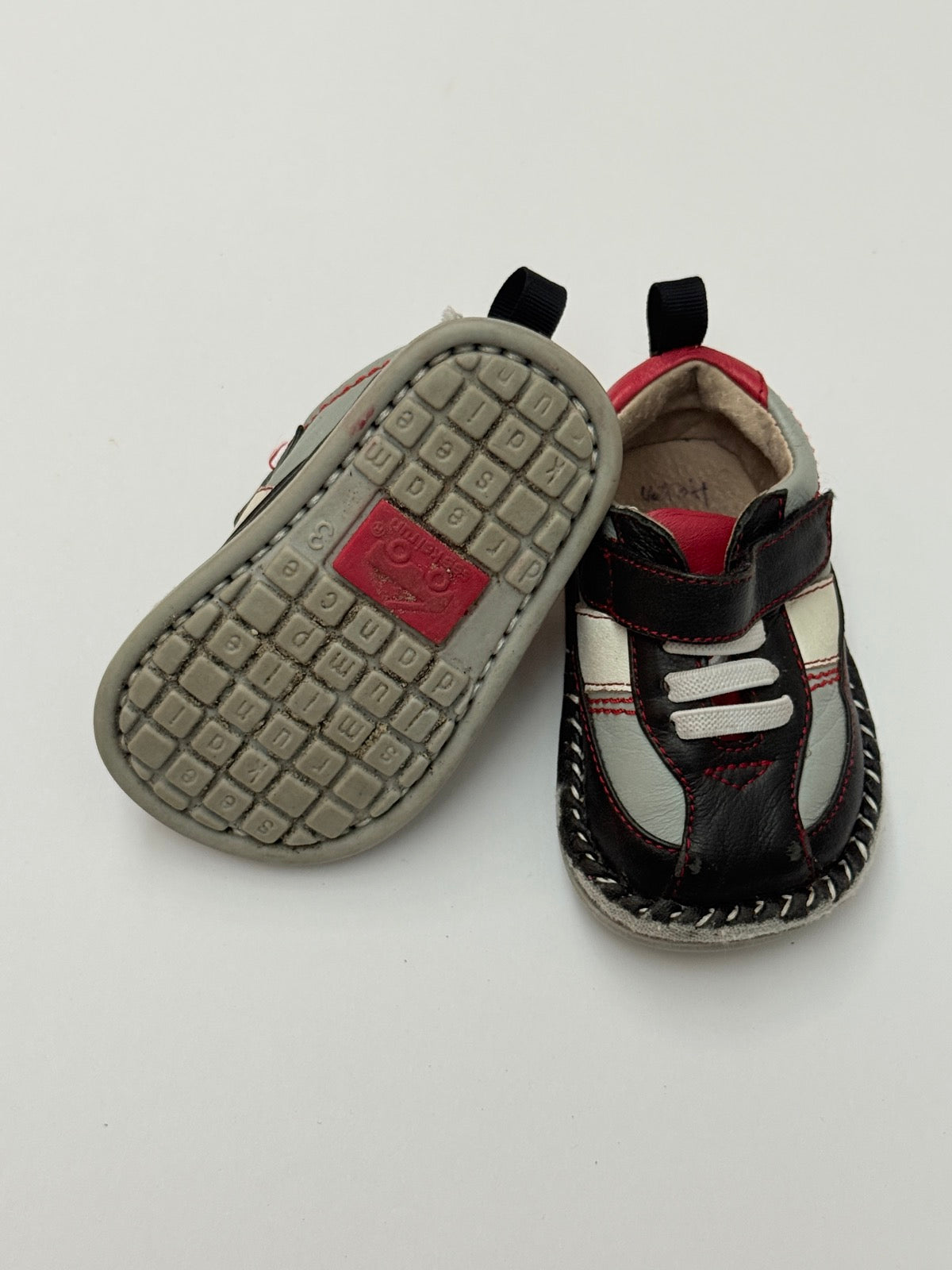 Soft Sole Leather Baby Sneakers Size 3