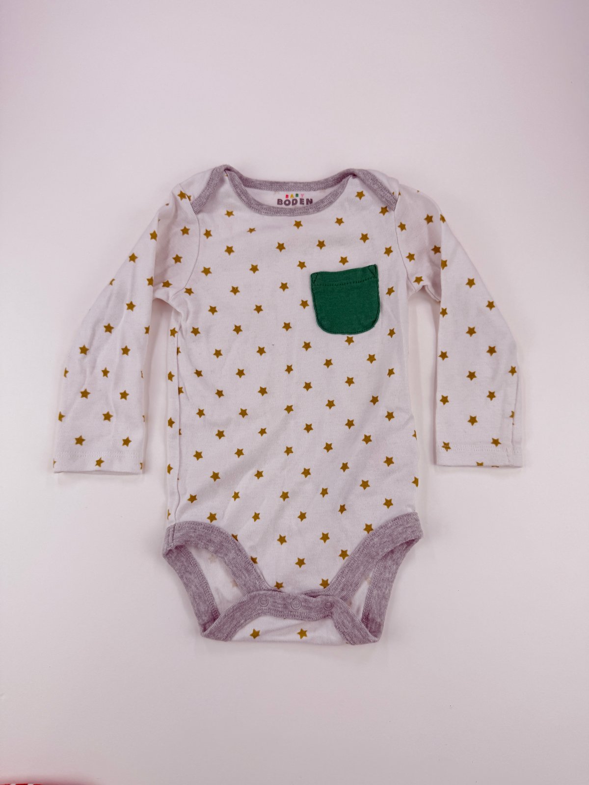 Baby Boden 4-Pack Long Sleeve Bodysuits 9-12M