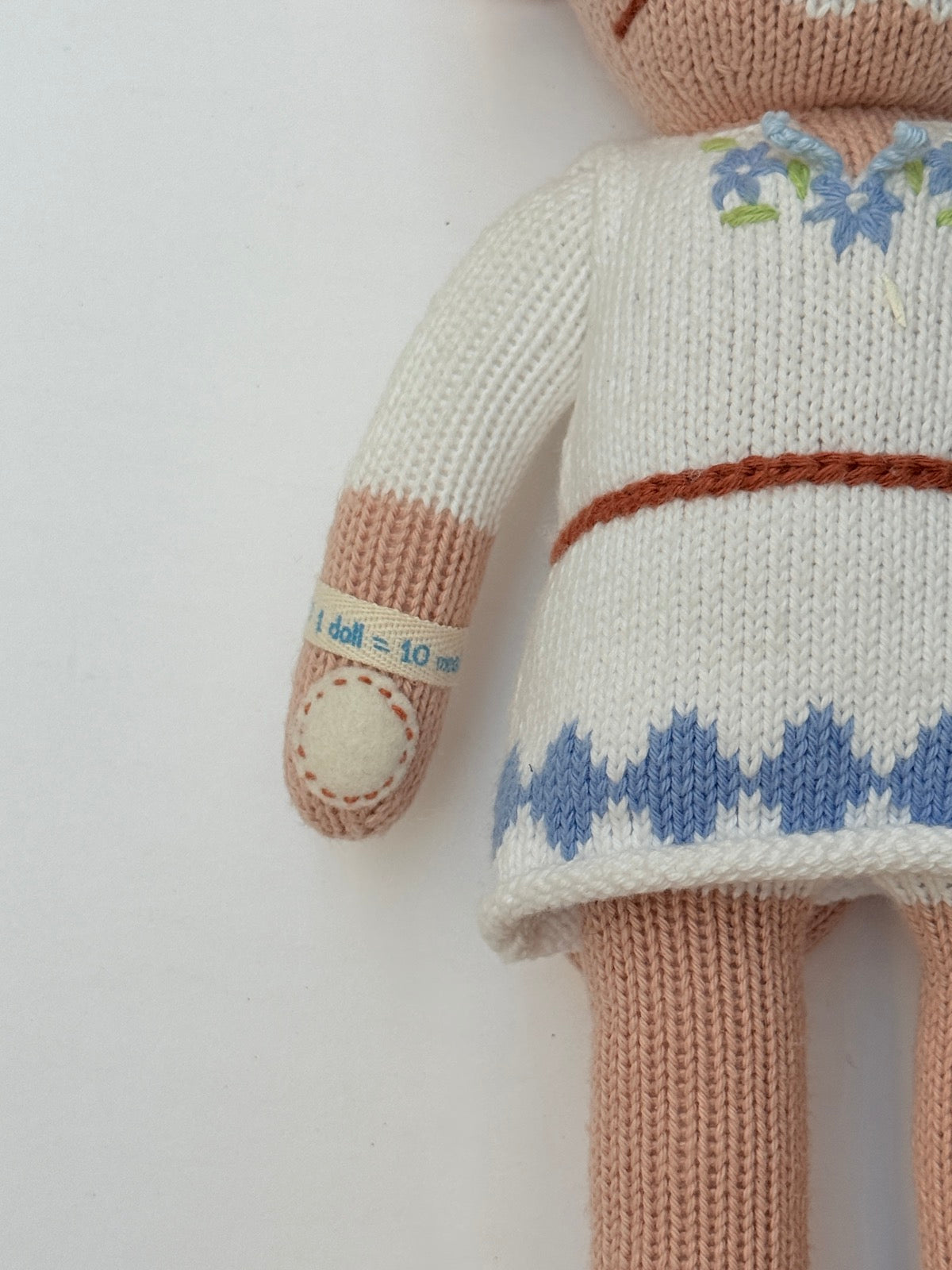 Cuddle+Kind Knit Cat Doll in Dress