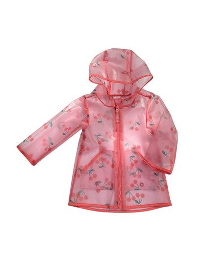 Cat & Jack Cherry Print Rain Jacket 12M