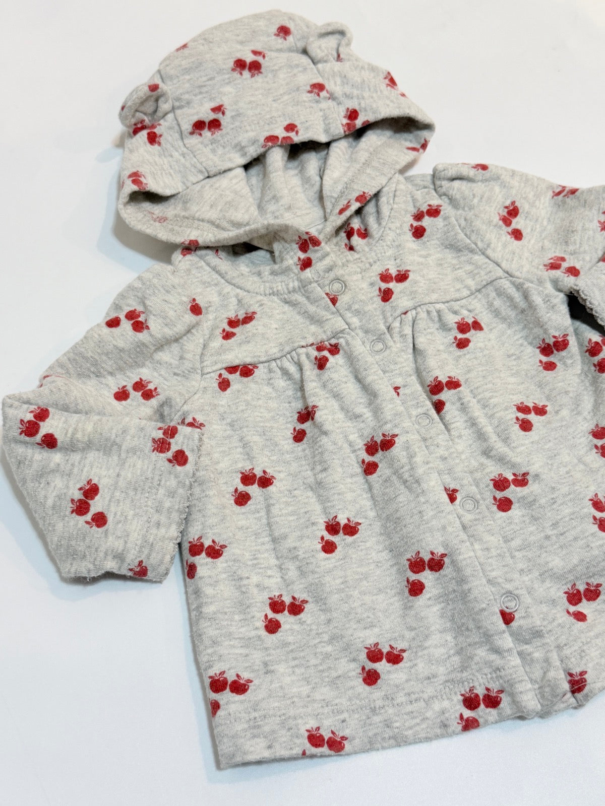 babyGap Apple Print Hooded Jacket 3-6m