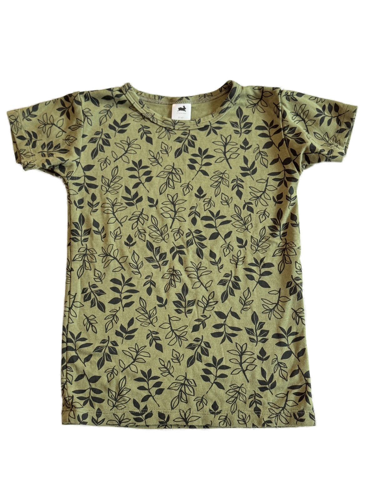 Little & Lively Leaf Print T-Shirt 3T 4T