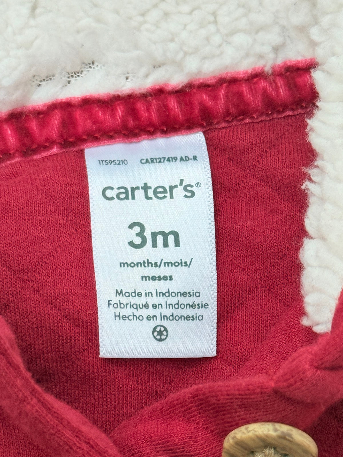 Carter's Quilted Hooded Jacket 3M