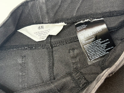 H&M Black Flare Jeans Girls 6-7Y