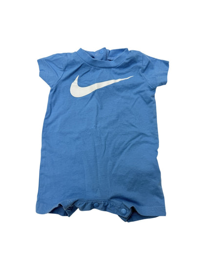 Nike Swoosh Blue Romper Newborn