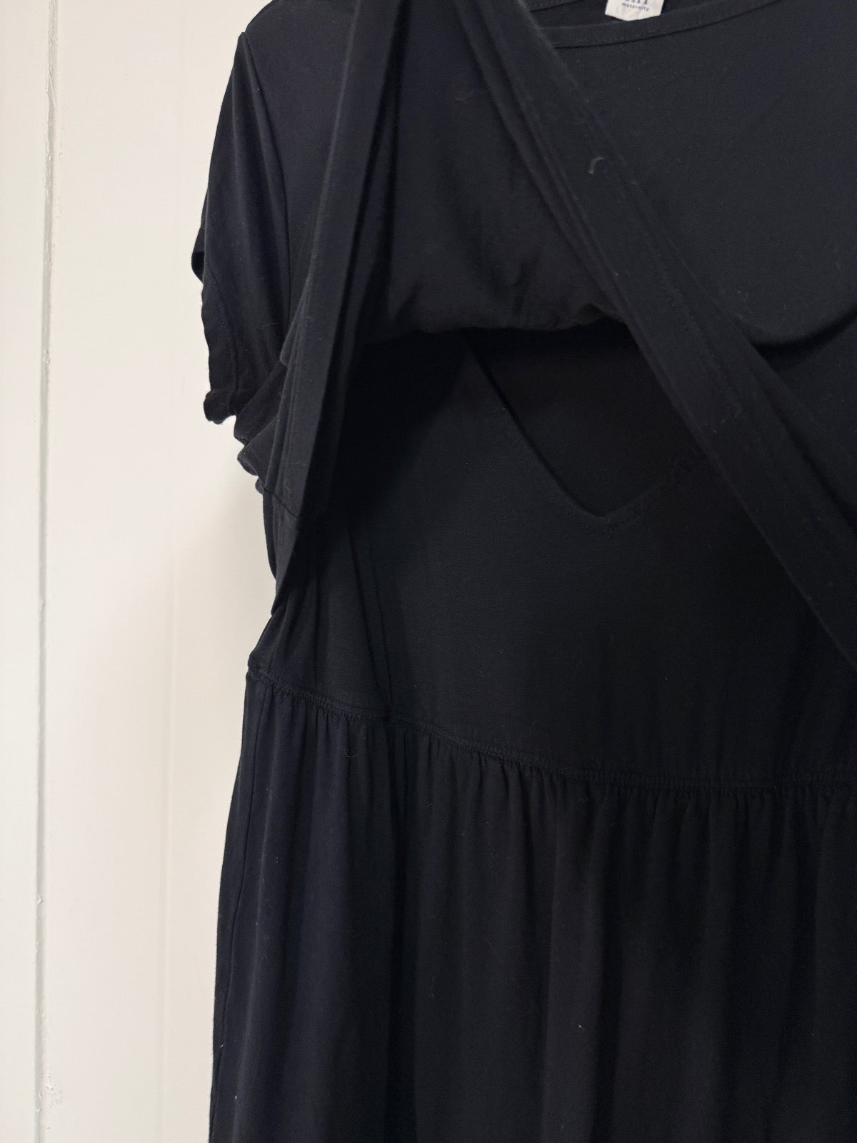 Gap Maternity Black T-Shirt Dress Size M