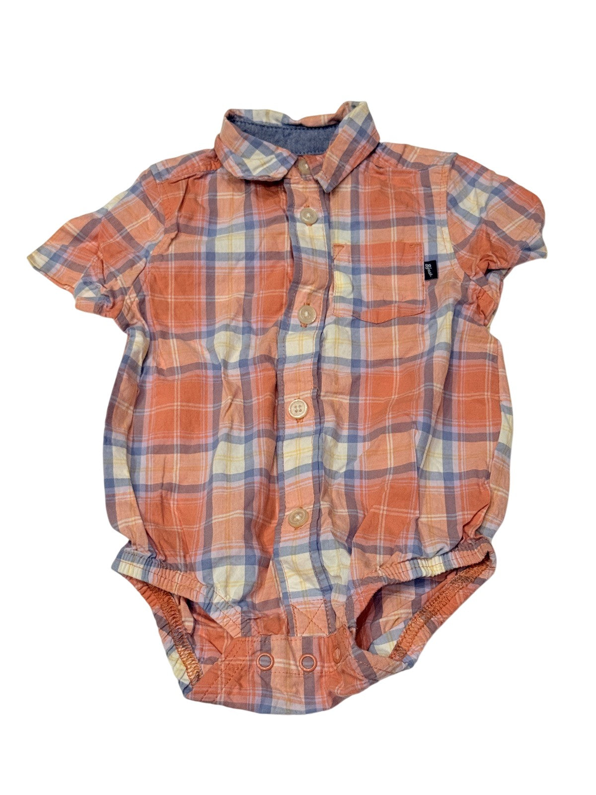 Baby B'gosh Plaid Bodysuit 6M