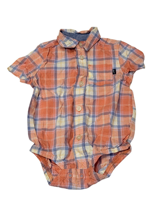 Baby B'gosh Plaid Bodysuit 6M