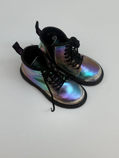 Dr. Martens 1460 J Rainbow Metallic Boots Size 12