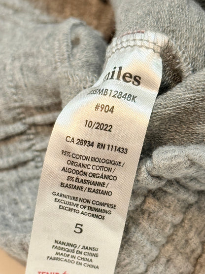 Miles the Label Gray Sweat Shorts 5Y