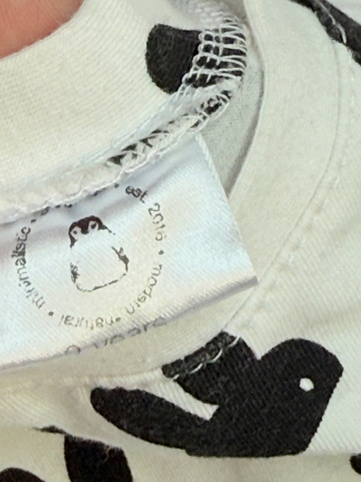 Ole Design Bunny Print Long Sleeve Top 2Y