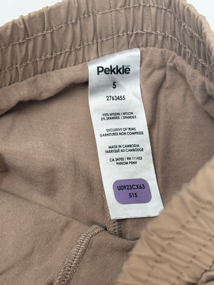 Pekkle Beige Button-Front Skirt Size 5