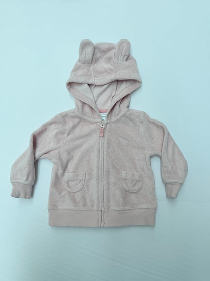 Carter's Pink Bunny Velour Two-Piece Set 9M