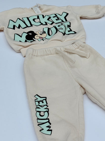 Fits Big H&M Mickey Mouse Sweatshirt Jogger Set 6-9M