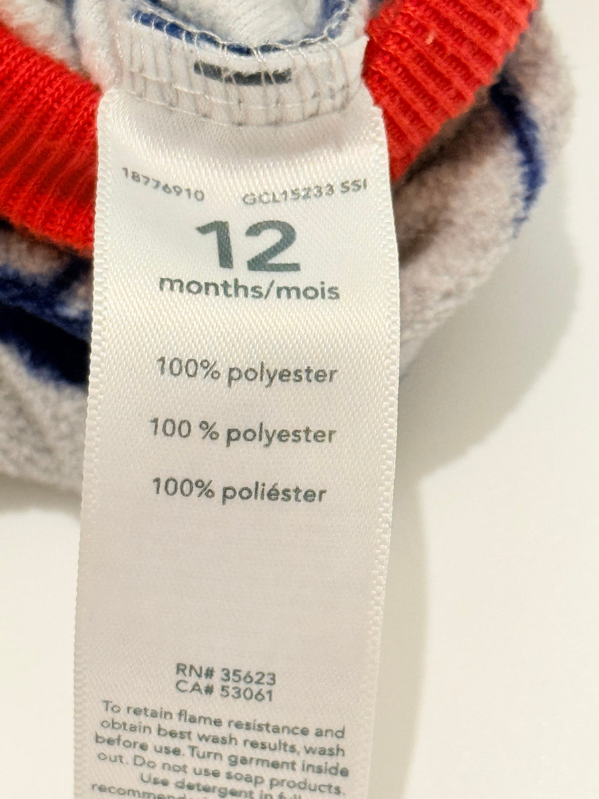 Carter's Hockey Print Sleeper 12M