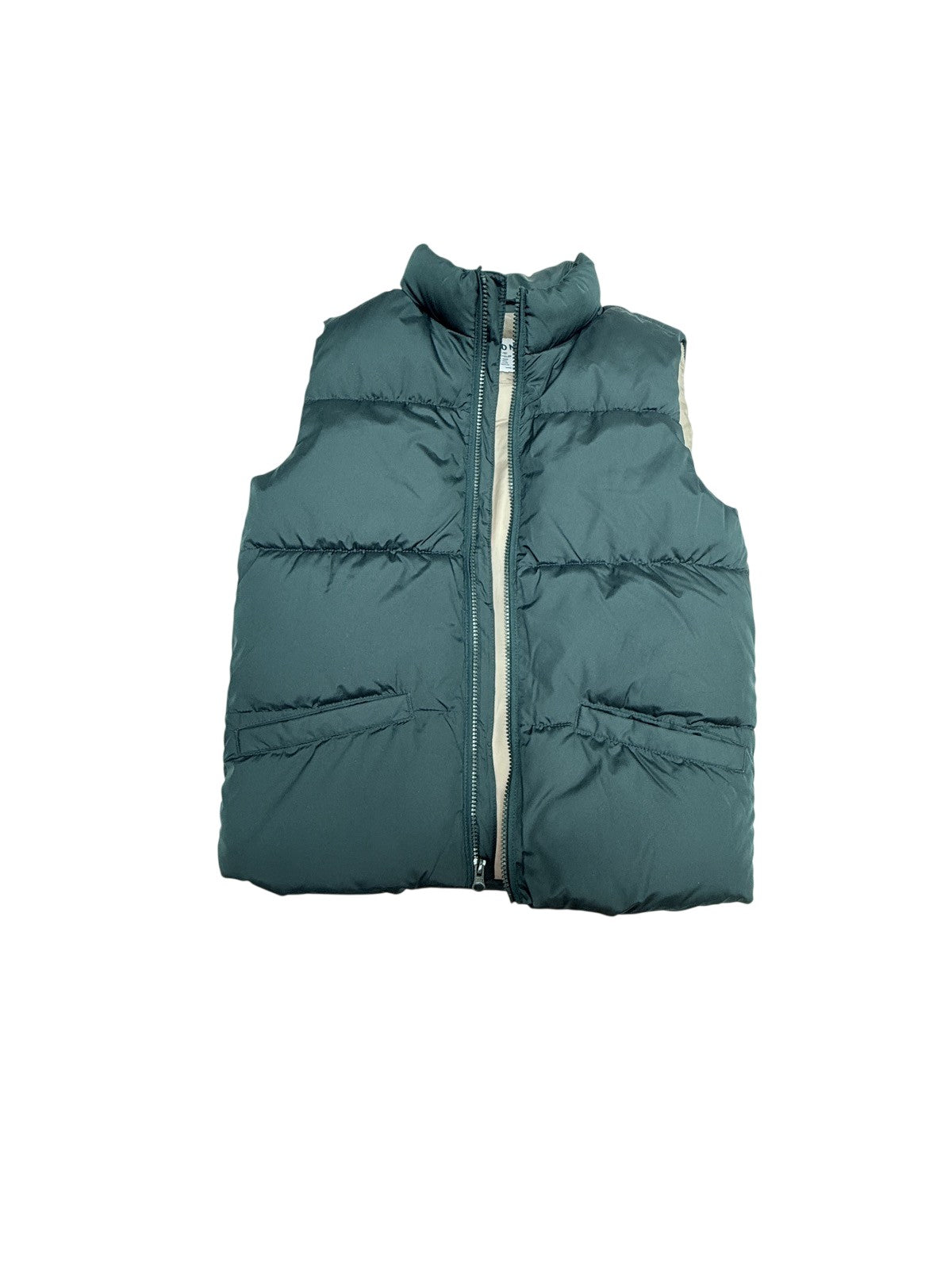 Old Navy Green Puffer Vest Size 10-12