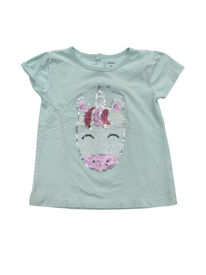 Carter's Sequin Unicorn T-Shirt 5T