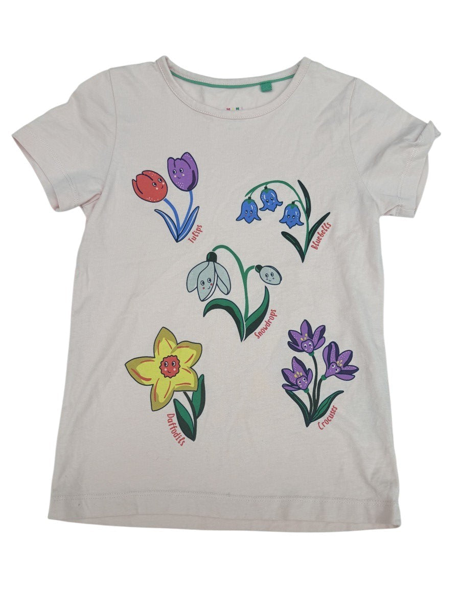 Boden Spring Flowers T-Shirt 6-7y