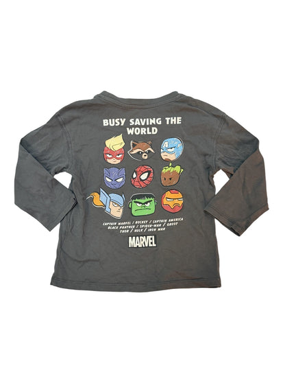 H&M Marvel Avengers Long Sleeve Tee 2-4T