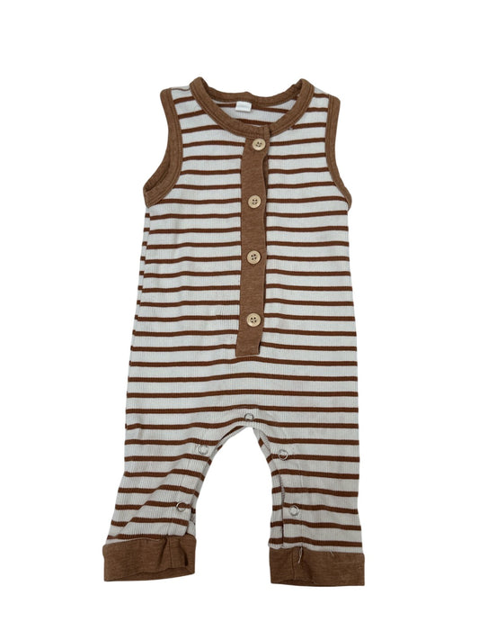 Unknown Striped Baby Romper Size 80