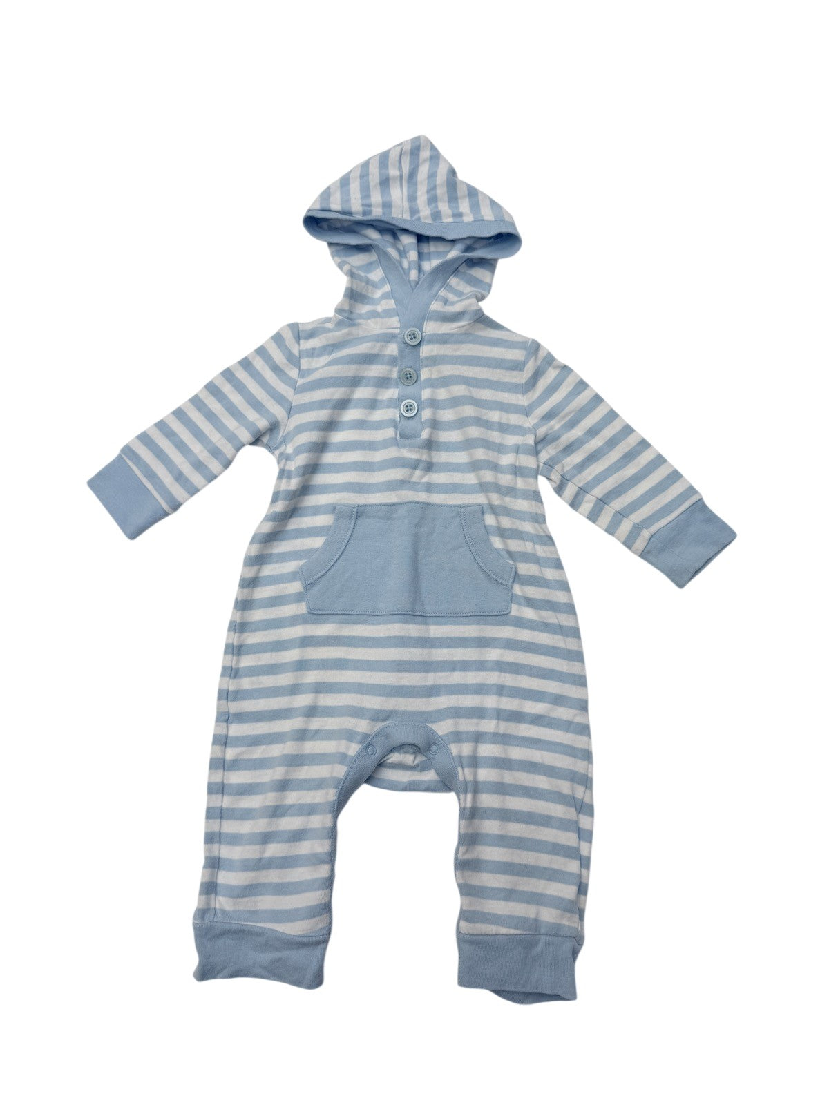 Old Navy Striped Hooded Romper 3-6 Months