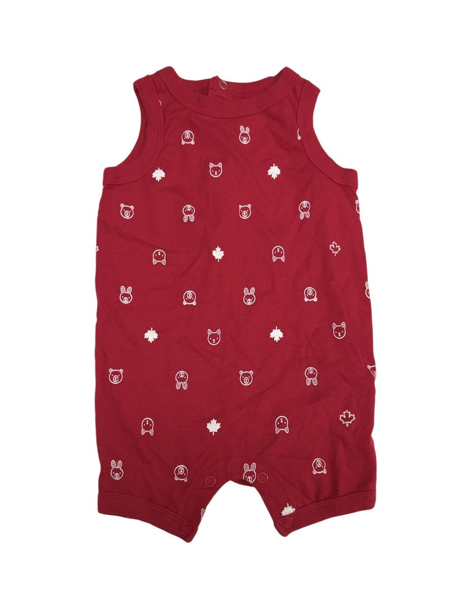 Joe Fresh Animal Print Romper 6-12M