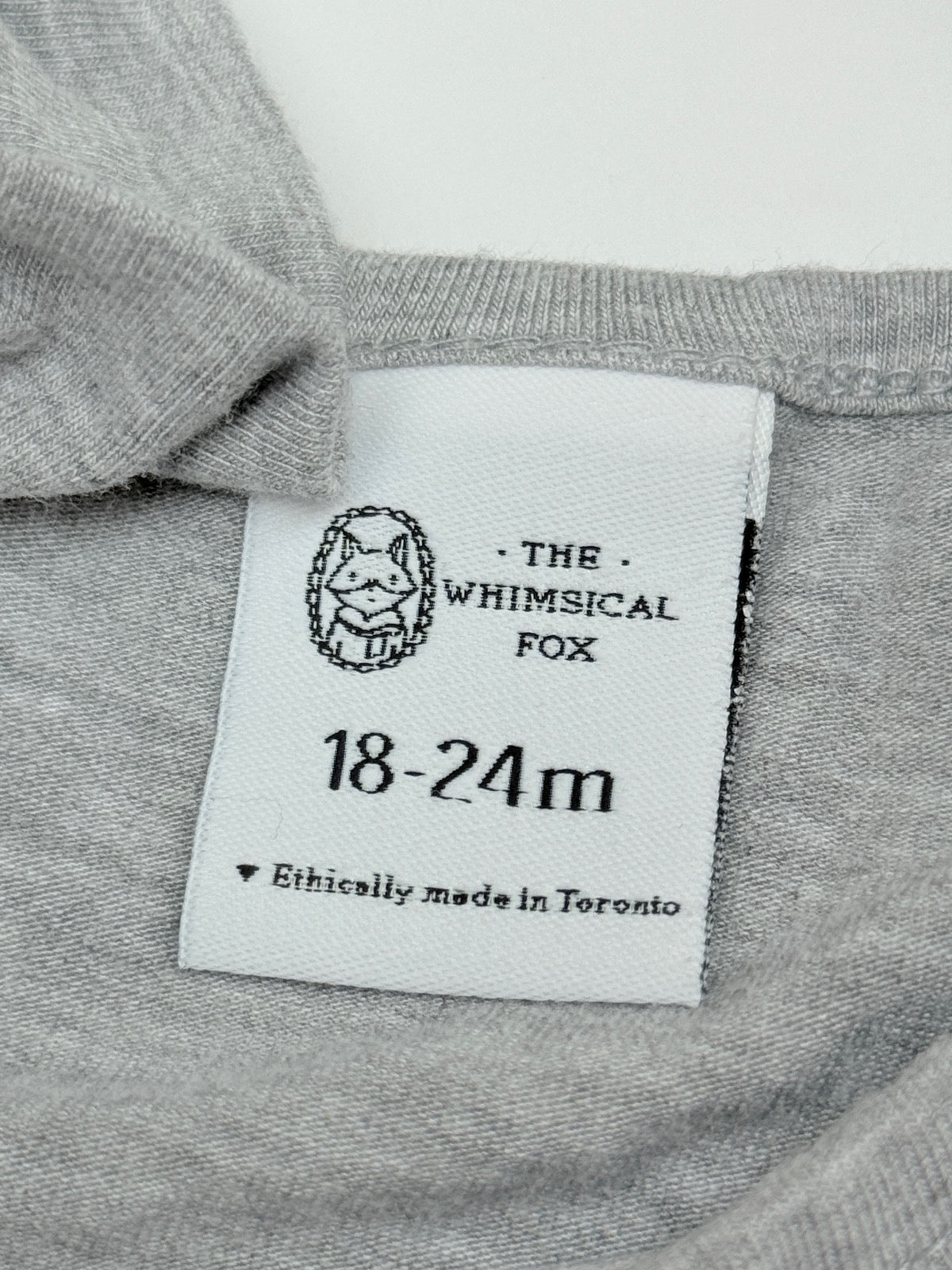 The Whimsical Fox Grey Tiered Ruffle Dress 18-24M