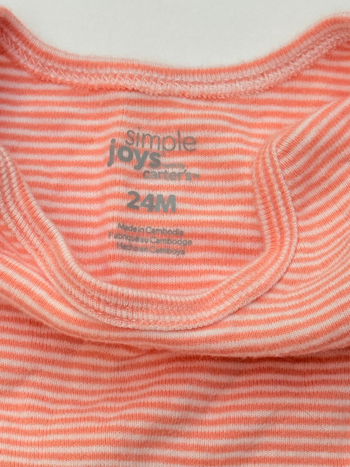 Simple Joys Carter's Striped Bodysuit 24M