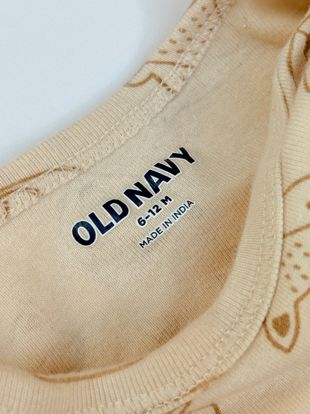 Old Navy Forest Animals Bodysuit 6-12M