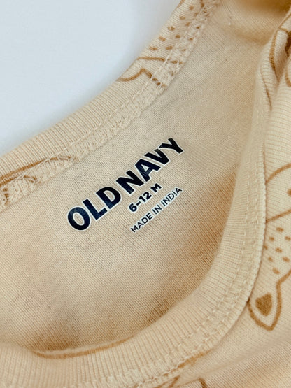 Old Navy Forest Animals Bodysuit 6-12M