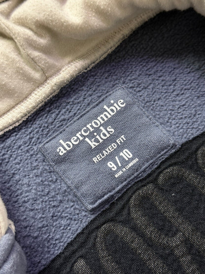 Hoodie Abercrombie Kids Navy Tan Size 9/10