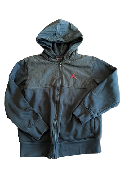Jordan Black Zip Hoodie 10-12
