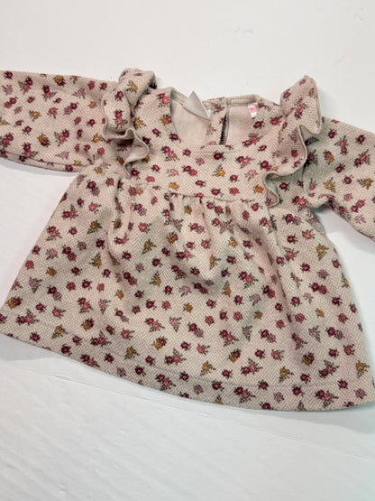 Zara Floral Ruffle Dress 3-6M