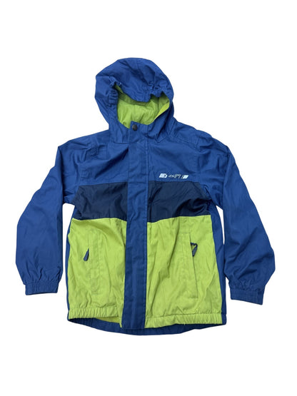 XMTN Blue Colorblock Rain Jacket 6/6X
